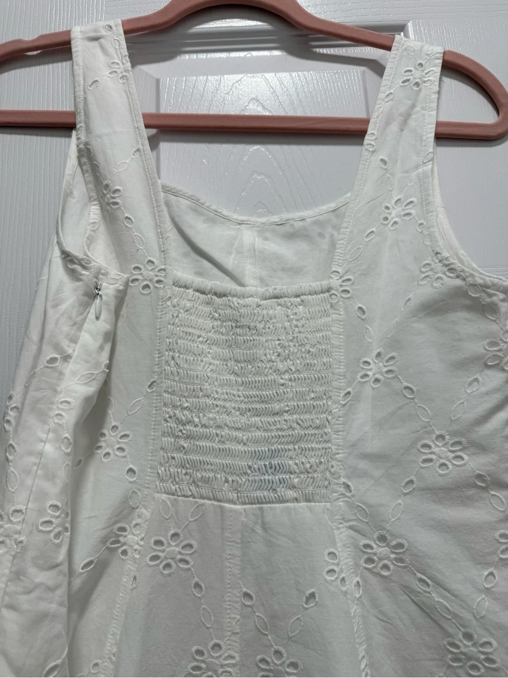 J.Crew eyelet embroidered Midi dress size 4 NWT